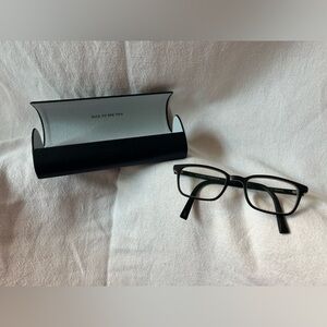 Warby Parker Kids Oliver Black Matte Eclipse Eyeglasses Frames Glasses with Case